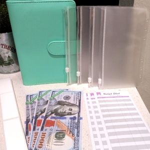 Budget binder A6 bundles, pink and mint only